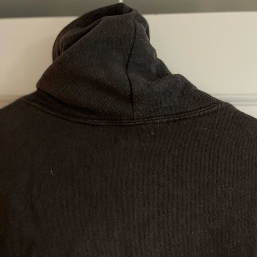 Aerie Oversized Funnel Neck Sweatshirt Medium Grey - Picture 7 of 8